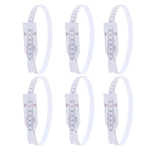 30Pcs White Flexible Plastic Infant Head and Arm Circumference Tape 1
