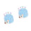 2Sets Hedgehog Patchwork Needle Cushion with Dressmaker Flat Head Pins 6