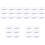 30Pcs White Flexible Plastic Infant Head and Arm Circumference Tape 10