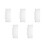 5Pcs Acrylic Wall Sign Holders for Office Clear Replaceable Plates 7