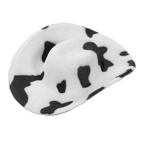 4Pièces Mini Chapeau Cow Print Eva Accessoire DIY 2