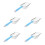 5Pcs Metal Cat Litter Scoop Large Capacity Multi- Cleaner 8