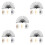 20Pcs Foldable Handheld Bamboo Fans for DIY Crafting and Dance Props 5