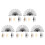 20Pcs Foldable Handheld Bamboo Fans for DIY Crafting and Dance Props 9