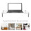 Clear Acrylic Desktop Monitor Stand Riser Modern Computer Riser 8