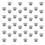 1200Pcs Light Grey Plastic Hole Plugs Cabinet Shelf Drill Hole Covers 3