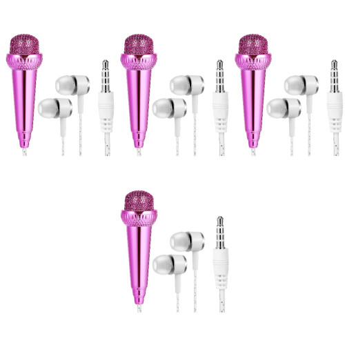 4Pcs Tiny Microphone for Phone Clear Recording Assorted Use 2