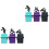 6Pcs Portable Plastic Case Compact Storage Box with Lanyard 5
