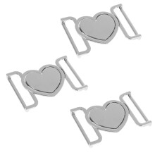 6Pcs Smooth-Open Zinc Alloy Waist Belt Connectors for Dress and Bags