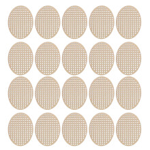 20St Khaki Ornamenten Met Voor DIY Kerstdecoratie