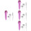 4Pcs Tiny Microphone for Phone Clear Recording Assorted Use 6