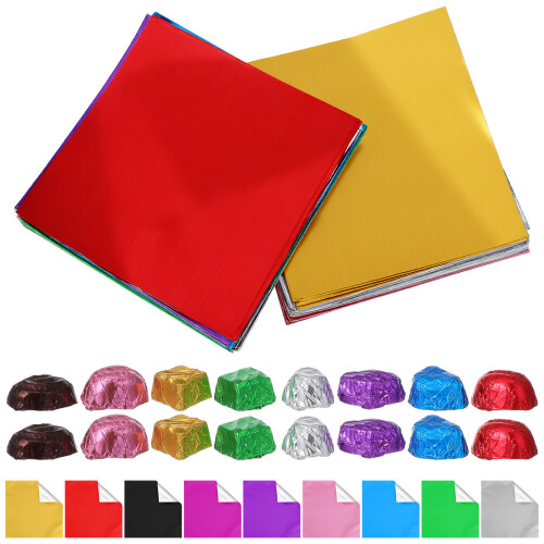 2700Pcs Assorted Color Foil Chocolate Wrappers for Gift Packaging