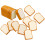 80Pcs Cute Toast Erasers Tpr Durable Drawing Accessories 2
