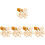 80Pcs Cute Toast Erasers Tpr Durable Drawing Accessories 8