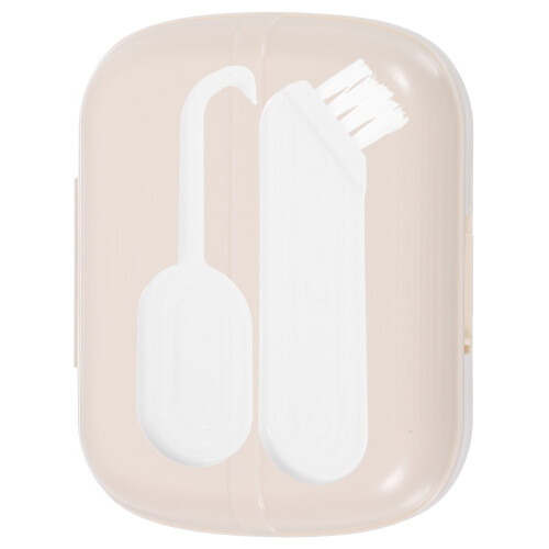 3Sets Light Yellow Retainer Case Durable Ps Storage Box with Lock 2