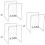 3Pcs Silver Newton Desktop Adornment Square Model for Learning 7