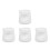 4Pcs Creative White Ceramic Mini Milk Pitchers for Coffee and Sauces 4