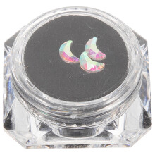 6Pcs Acrylic Tooth Gem Jewelry Multi Color Moon Teeth Decorative Gems