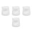 4Pcs Creative White Ceramic Mini Milk Pitchers for Coffee and Sauces 9
