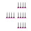 16Pcs Lightweight Plastic Car Vinyl Wrap Squeegee Window Tint Tool 6