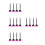 16Pcs Lightweight Plastic Car Vinyl Wrap Squeegee Window Tint Tool 7