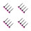 16Pcs Lightweight Plastic Car Vinyl Wrap Squeegee Window Tint Tool 4