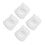 4Pcs Creative White Ceramic Mini Milk Pitchers for Coffee and Sauces 10