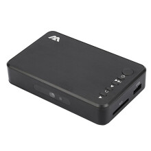 1080P HD Multimedia Player Video Player H.264 AV/VGA Output USB HDD Player for Broadcasting/Advertising US Plug