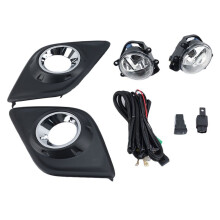 Car Front Fog Lights for Hilux Revo 2015-2019 Fog Lamps Assembly with Harness Wiring Cover Bezel Grille