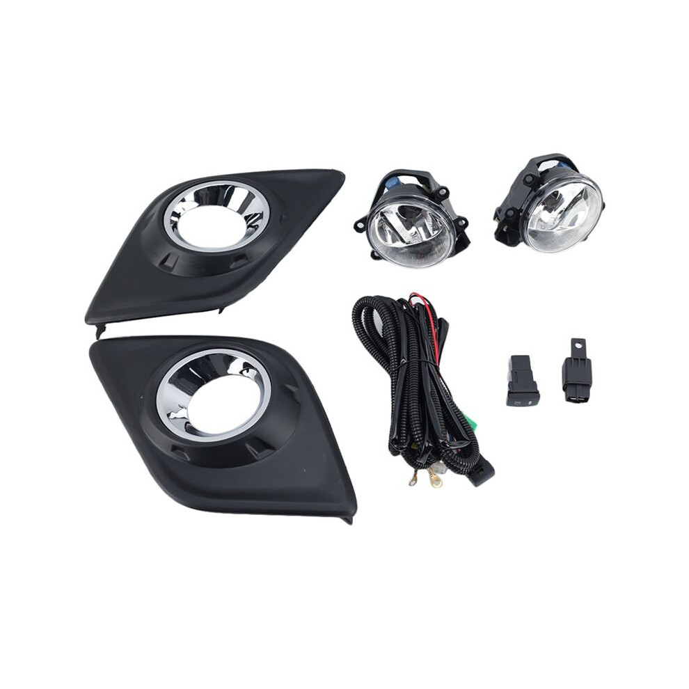 Car Front Fog Lights For Hilux Revo 2015-2019 Fog Lamps Assembly With Harness Wiring Cover Bezel Grille 4711158043462