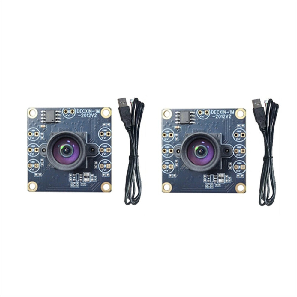 100 Degree Camera Module 1MP OV9732 1280x720 USB Free Driver Manual Focus with 1 Meter Cable for WinXP/7/8 2Pcs
