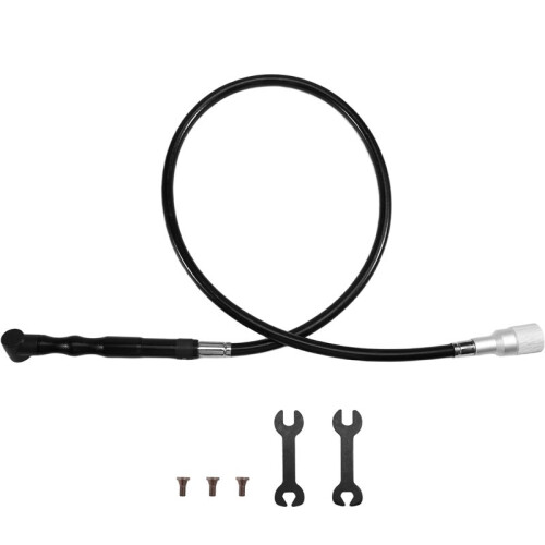 1Set Elbow Hand Piece+Shaft Use for 3mm Electric Grinder Transfer  Part