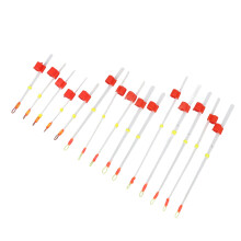 15pcs Ice Fishing Rod Tips 7cm-14cm Portable ABS Bobber Indicators