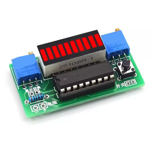 LM3914 10 Segment 3.7V Lithium 12V Battery Capacity Indicator Module Power Level Tester LED Display DIY Kits 1