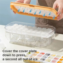 48 Double Silicone Large Capacity Ice Box Ice Storage Ice Box Ice Artifact of Refrigerator with Cover