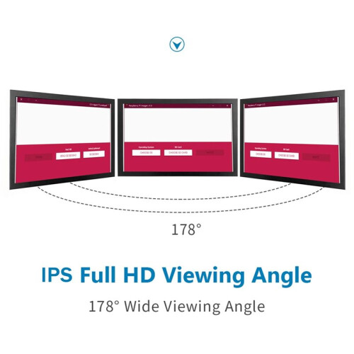 Tela Portátil de 7 Polegadas IPS 1024x600 LCD  Compatível com VGA AV Entrada  Tipo C Entrada de Energia para PC Laptop Câmera TV DVD