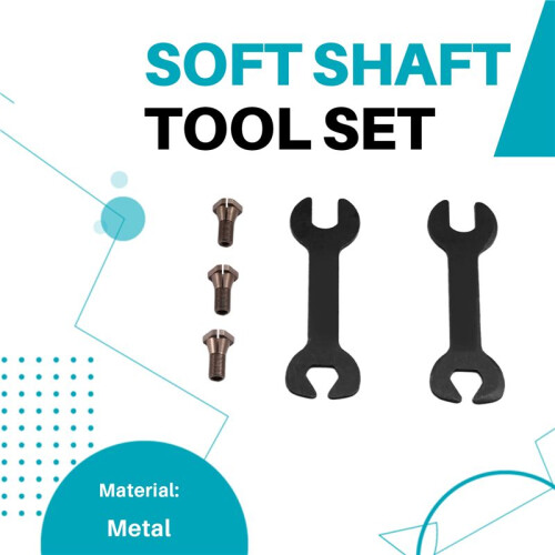 1Set Elbow Hand Piece+Shaft Use for 3mm Electric Grinder Transfer  Part 1