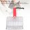 Red Cat Litter Scoop - Removable Handle, 304 SS 8