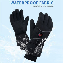 Rechargeable Heated Gloves for Men Women, Battery Heated Gloves, Electric Heating Gloves for Cycling Skiing Hiking