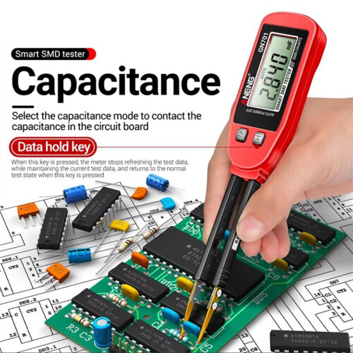 ANENG GN701 Digital  SMD Tester Electrical Multimeter Resistance Capacitance Continuity Diode Test Meter 2