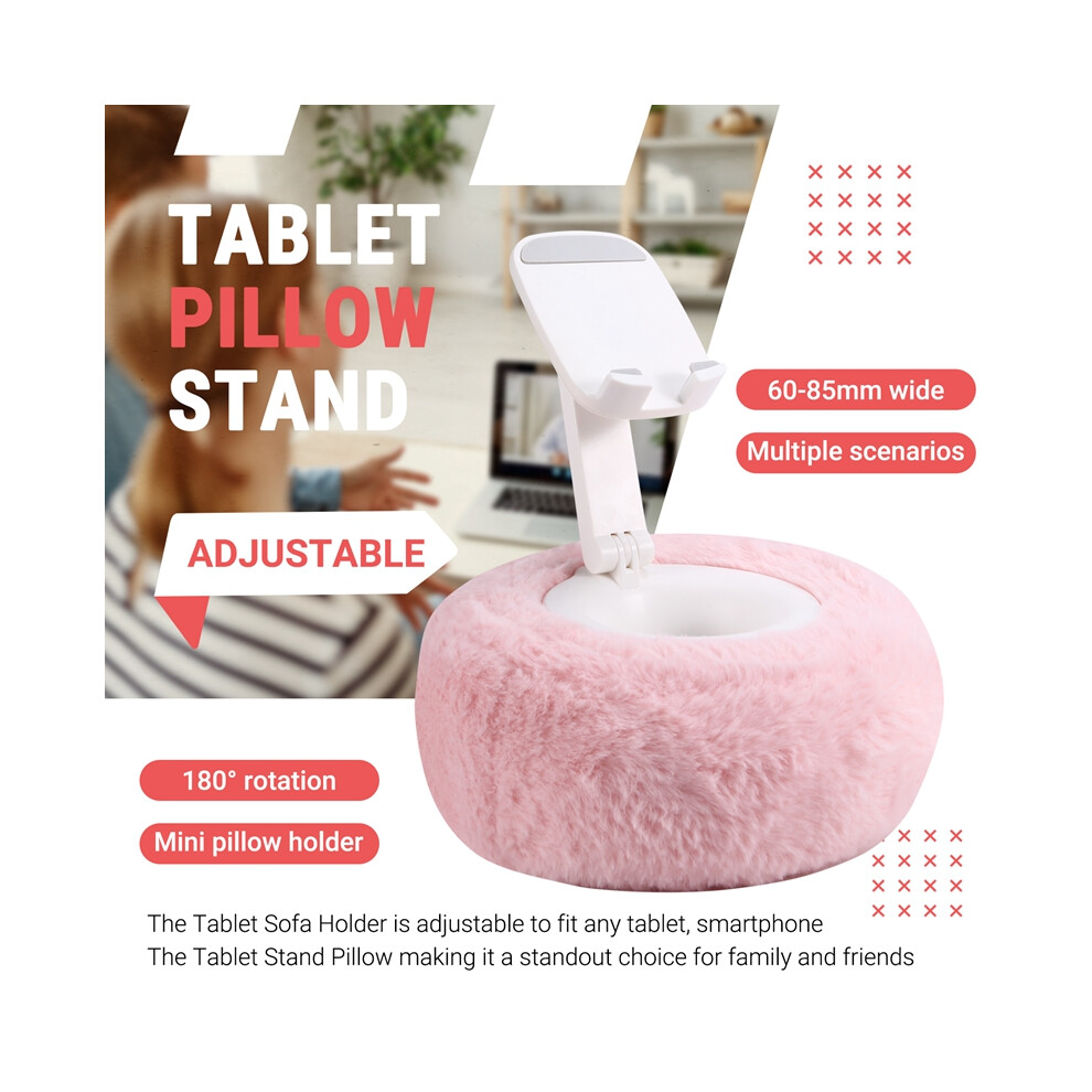 Adjustable For Pillow Stand Reading Support With Fuzzy Bowl 360 Phone Holder For Bed 6031075739056