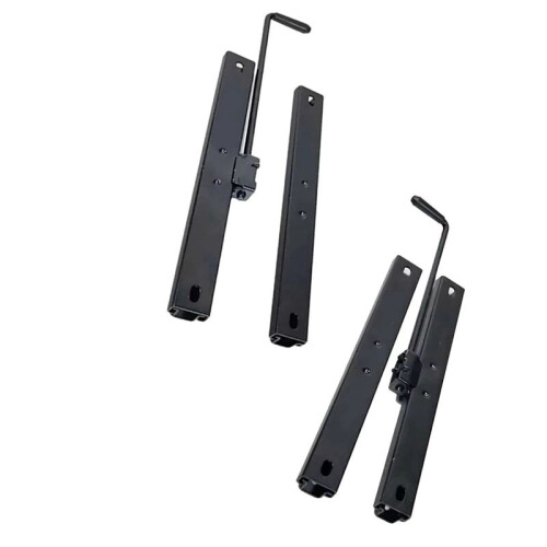 Single Lock Car  Slide Rail High Strength Adjustable  Slide Rail Assembly Kit for Loader Forklift Tractor A 2
