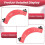 Inner/Outer Corner Large Arc Mold Electric Router Slotting Template Woodworking Curved Angle Chamfering Template Tools A 4