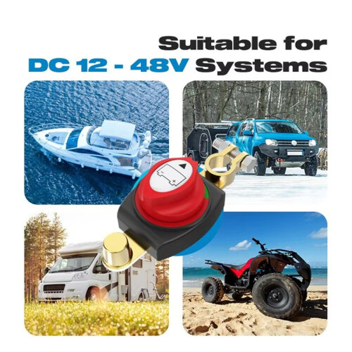 Battery Pole Power-Off Integrated  Auto Modification Yanchang Parts High Current Power 2