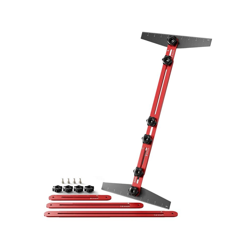 Stair Template Tool,Stair Tread Gauge Template,Stair Tread Measuring Tool,Stair Gauge Jig For Stair Treads Jig Tool 4711486664711