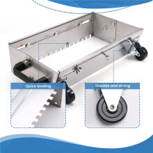 400-800mm Adjustable Square Notched Trowel Mortar Comb for Fast and Equal Application of Adhesive  the Floor