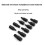 10Pcs Screw Extractor Kit Damaged Screw Remover Set Metal Easy Out Drill Bits Broken Bolt Stud Remover Multi-Spline 2