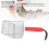 Red Cat Litter Scoop - Removable Handle, 304 SS 6