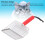 Red Cat Litter Scoop - Removable Handle, 304 SS 4