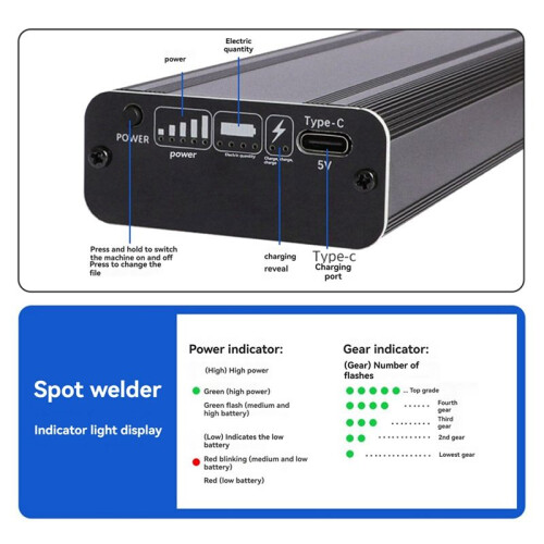 Black Spot  Portable Handheld Spot Welding Machine Battery Automatic Manual Spot 2